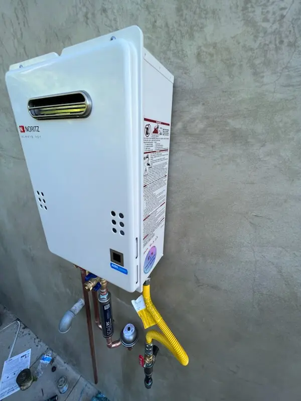 Tankless water heater installation for Whispering Palms homes